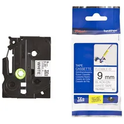 Brother TZe FX221 - Flexitape - Schwarz auf Weiß - Rolle (0,9 cm x 8 m) - 1 Rolle(n) - für P-Touch PT-1000, 1005, 1010,