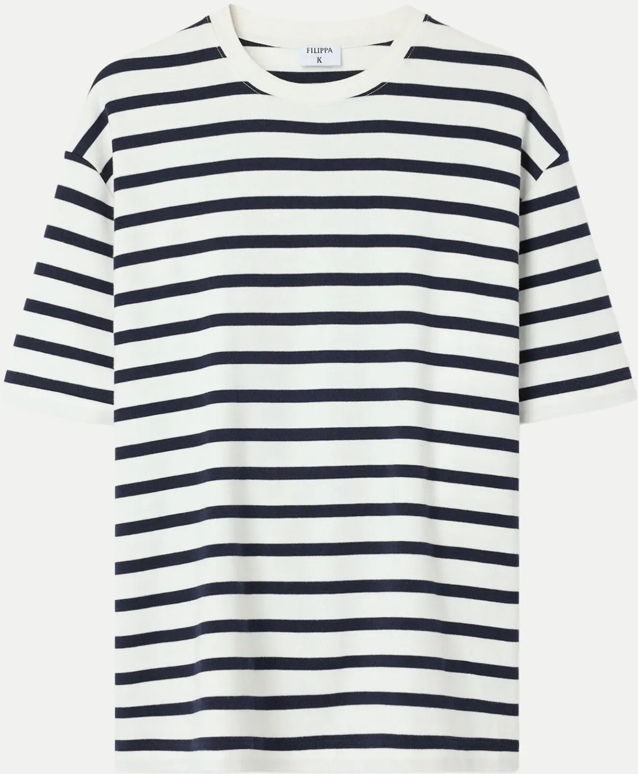 Gestreiftes Oversize T_Shirt Mehrfarbig L