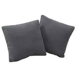 Sofakissen HOME AFFAIRE "Palmera", grau, B:45cm H:45cm T:15cm, Obermaterial: 100% Polyester, Polsterauflagen, passend zur Serie »Palmera«, 2 Stück im Set