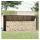 vidaXL Kaminholzregal 330 x 84 x 152 cm braun