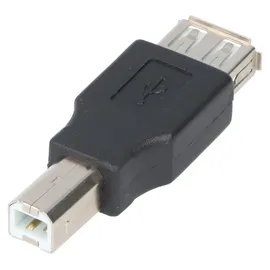 goobay USB-A auf USB-B Adapter Schwarz