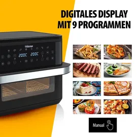 Tristar Dualzone Flex Heißluftfritteuse FR-9432 schwarz