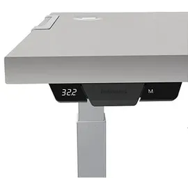 Fellowes Schreibtisch Levado grau / Weiß