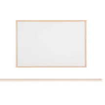 Bi-Office Whiteboard MM07001010 magnethaftend Holzrahmen 90x60cm
