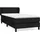 vidaXL Boxspringbett 100 x 200 cm Schwarz