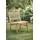 aea Eleganter Gartenstuhl aus Holz mit Rattanbespannung