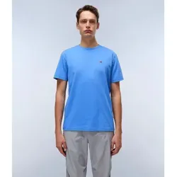 Napapijri für Herren. NP0A4H8D Salis Sommer-T-Shirt blau (S), Lässig, Baumwolle, Kurzarm