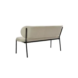 byLIVING Sitzbank Jersey Taupe 160 x 82 x 62 cm