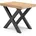 Konsolentisch 160 x 73 x 90 cm Eiche schwarz