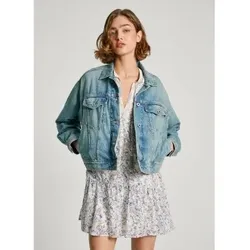 Pepe Jeans für Damen. PL402392MS2 Entspannte Jacke blau (XL), Lässig, Bio-Baumwolle, Nachhaltig