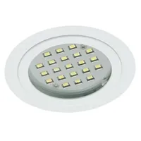 Rutec LED55011WW LED-Einbaustrahler 21 LED LARA rund, weiß 2.8W