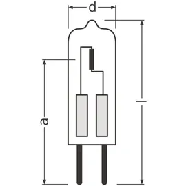 Osram Halostar Starlite 50W 12V GY6.35