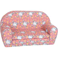 KNORRTOYS.COM 75006 Kindersofa, Einhorn pink