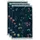 Pip Studio Les Fleurs Gästehandtuch 30 x 50 cm blau 3 St. 