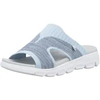 Rieker Sandale V8451-52 Pantoletten blau Damen - 1 Paar