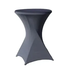 Baumarktplus Stehtischhusse Stretch anthrazit Partytisch Bistrotisch 80cm