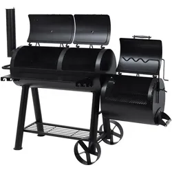 TEPRO Holzkohlegrill, schwarz
