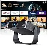 Mini Beamer【Auto Keystone】 WiFi Bluetooth Tragbarer Beamer 1080P Full HD Unterstützung