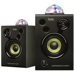 Hercules DJ Speaker 32 Party Lautsprecher Schwarz Kabelgebunden 30 W