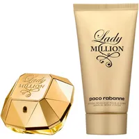 rabanne Lady Million Set = EdP Nat. Spray 50 ml + Sensual Body Lotion 75 ml - 2 Artikel im Set