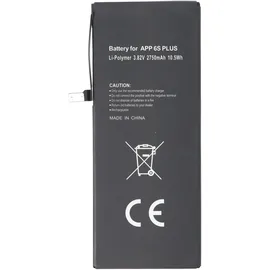 AccuCell Akku passend für den Apple iPhone 6S plus Akku 616-00045, 2750mAh max. 10.5Wh