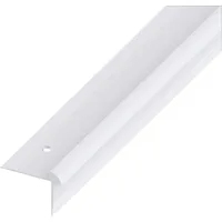 Alfer Treppen-Abschluss-Profil 1 m, 40 x 30 x 5 mm Alu eloxiert silber