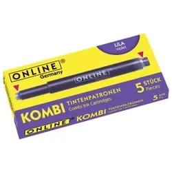 Online Tintenpatrone violett 4014421171436 Online 5 Stück