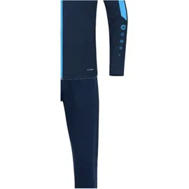 Jako Power Polyester Trainingsanzug Kinder 910 marine/skyblue 140