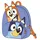 Bluey Buddy Plüschrucksack, 22 cm – Süß & Kuschelig | Gr.: onesize