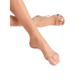 Falke Strumpfhose Shelina Toeless 12 DEN 1 Paar Beige S-M