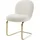 DeLife Freischwinger Nube-Flex Bouclé Weiß Freischwinger flach Gold Taschenfederkern,