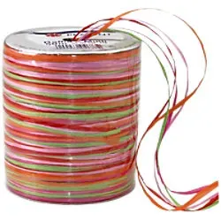 PRAESENT Bastband 136-616 Mehrfarbig 5 mm x 50 m 3 Stück