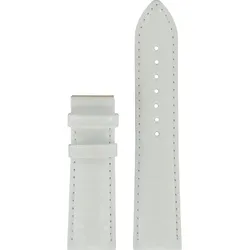 Tissot - Leder Tissot Tradition Lederband Weiss 20/18mm, Ohne Schnalle T610037718 - alligator-prägung,rind,weiß