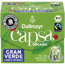 Dallmayr Capsa Gran Verde Lungo Intenso Bio Kaffeekapseln 10 St.