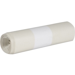 Abena Abfallsäcke Sækko Boy, LDPE Recycled, 60 Liter, Müllbeutel zur Aufteilung im Sækko Boy, 1 Rolle = 10 Stück, Farbe: weiß