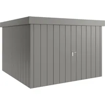 Hörmann Metall-Gerätehaus Juno JFD14 M-Sk 9007) 2-flg Flachdach