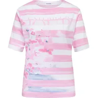 Rabe T-Shirt Gedruckter Ringel in Rosa für Damen - 36