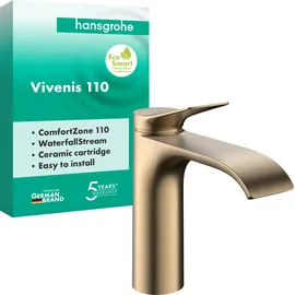Hansgrohe Vivenis Waschtischarmatur 110 Bronze gebürstet