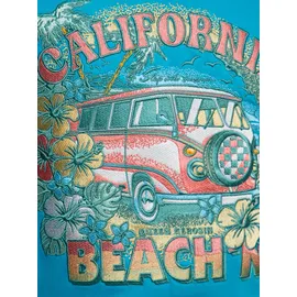 Queen Kerosin California Beachin Übergangsjacke Blau M
