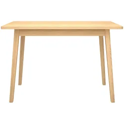 Esstisch HOME AFFAIRE "Kampina", beige (natur, natur, natur), B:120cm H:75cm T:80cm, Tische, Stabiles Esstisch aus massiver Buche