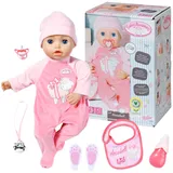 Baby Annabell Annabell 43cm, weiche Puppe mit 8 Funktionen, verschiedenen Sounds und Bewegungen, 43 cm große Puppe, 706299 Zapf Creation