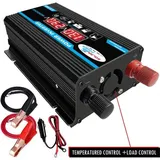 Bunthaus 12 V 220 V Reiner Sinus-wechselrichter, 4000 W Reiner Sinus-wechselrichter-transformator Mit Fernbedienung Und Zwei Wechselstromsteckdosen Für Wohnmobil-, Auto- Und Lkw-steckdosen – Doppelte