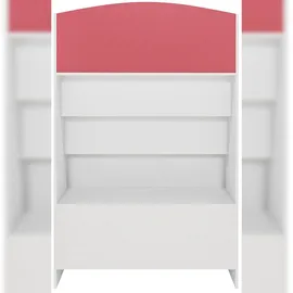 CLP Kinderregal Luray 4 Fächer Holz MDF Spanplatte weiß