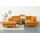 Cotta Ecksofa Kunstleder 2-Sitzer Braun