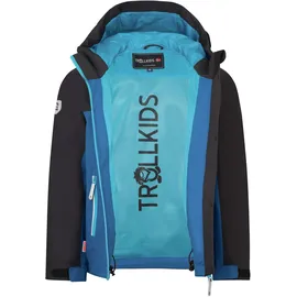 TROLLKIDS Regenjacke Telemark Blau 110