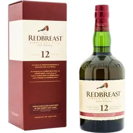 Redbreast 12 Years Single Pot Still Irish 40% vol 0,7 l Geschenkbox