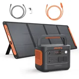 Jackery Solargenerator 1000 v2 Powerstation mit 200W & Kabel, 1070Wh LiFePO4