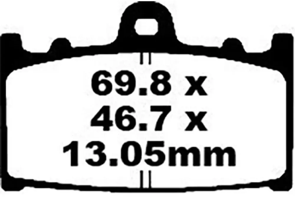 Ebc Fa-tt Series Carbon Fiber Fa366tt Bremsbeläge - Black - One Size