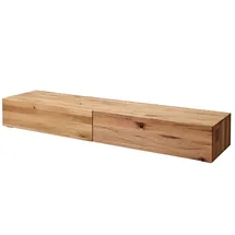 Massivmoebel24 FRANKFURT TV-Board 220x52x32 cm Beige Massivholz