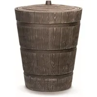 Prosperplast Regentonne »Rustico«, 275 l dunkelbraun